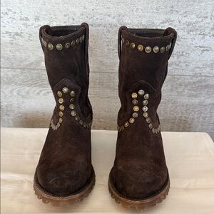 Old Gringo studded motto boot
